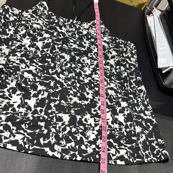 Nike Dri-Fit Thin Strap Y-back athletic tank, Swoosh reflective logo,pattern - Picture 9 of 10